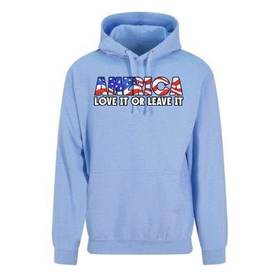 America Love It Or Leave It Unisex Surf Hoodie