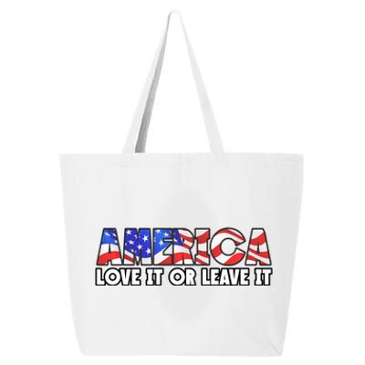 America Love It Or Leave It 25L Jumbo Tote