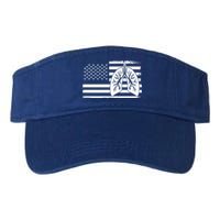 America Lung I Lung Therapy Fight Against Cancer Great Gift Valucap Bio-Washed Visor