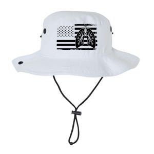 America Lung I Lung Therapy Fight Against Cancer Great Gift Legacy Cool Fit Booney Bucket Hat