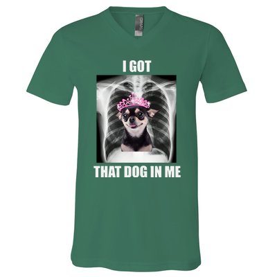 Alana Lintao I Got That Dog In Me V-Neck T-Shirt