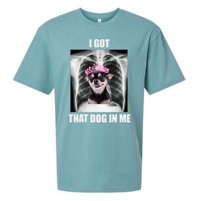 Alana Lintao I Got That Dog In Me Sueded Cloud Jersey T-Shirt