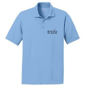 Auntie Life Is The Best Life Cute Heart Aunt Cool Gift PosiCharge RacerMesh Polo