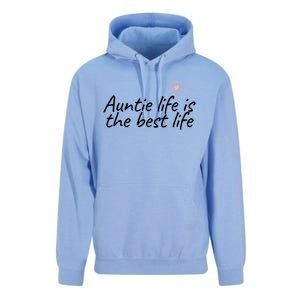 Auntie Life Is The Best Life Cute Heart Aunt Cool Gift Unisex Surf Hoodie