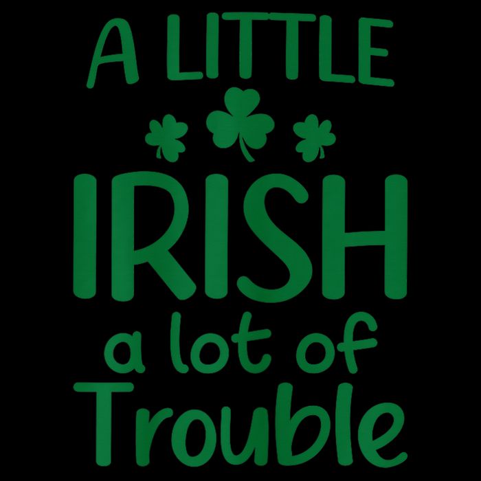 A Little Irish A Lot Of Trouble Irish St Patrick'S Day Impact Tech Backpack