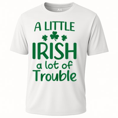 A Little Irish A Lot Of Trouble Irish St Patrick'S Day Performance Shirt