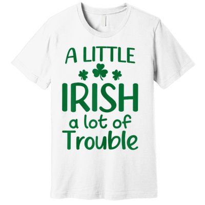 A Little Irish A Lot Of Trouble Irish St Patrick'S Day Premium T-Shirt
