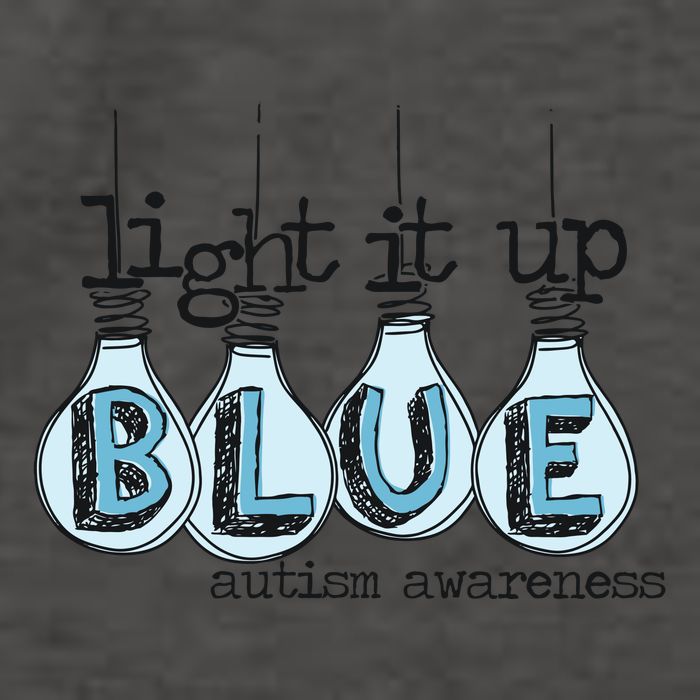 Autism Light It Up Blue Autism Awareness Vector Backpack