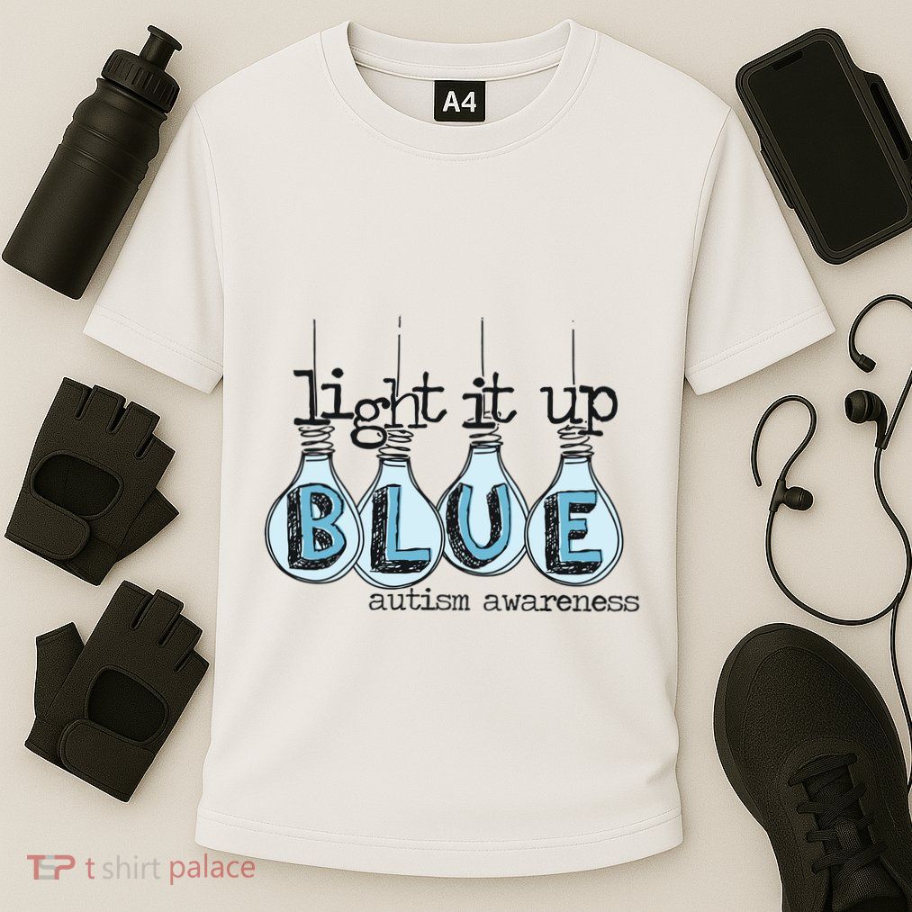 Autism Light It Up Blue Autism Awareness Performance Shirt