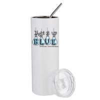 Autism Light It Up Blue Autism Awareness Stainless Steel Tumbler