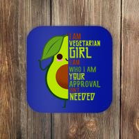 Avocado Lover I Am Vegetarian Strong Positive Cool Gift Coaster