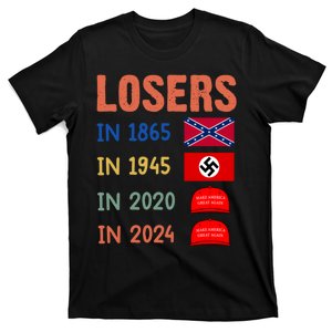 Antitrump Losers In 1865 Losers In 1945 Losers In 2020 T-Shirt