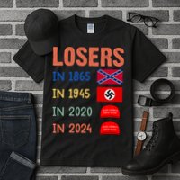Antitrump Losers In 1865 Losers In 1945 Losers In 2020 Tall T-Shirt