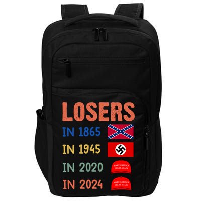 Antitrump Losers In 1865 Losers In 1945 Losers In 2020 Impact Tech Backpack
