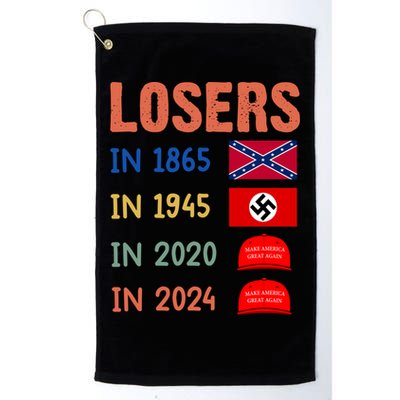 Antitrump Losers In 1865 Losers In 1945 Losers In 2020 Golf Towel