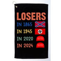 Antitrump Losers In 1865 Losers In 1945 Losers In 2020 Golf Towel