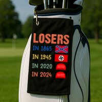 Antitrump Losers In 1865 Losers In 1945 Losers In 2020 Golf Towel