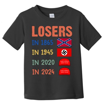 Antitrump Losers In 1865 Losers In 1945 Losers In 2020 Toddler T-Shirt