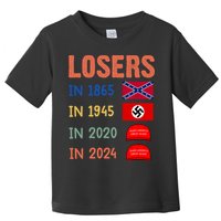 Antitrump Losers In 1865 Losers In 1945 Losers In 2020 Toddler T-Shirt