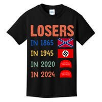 Antitrump Losers In 1865 Losers In 1945 Losers In 2020 Kids T-Shirt