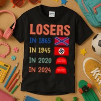 Antitrump Losers In 1865 Losers In 1945 Losers In 2020 Kids T-Shirt