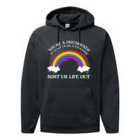 At Least IM On A Path Babe Performance Fleece Hoodie