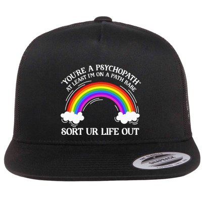 At Least IM On A Path Babe Flat Bill Trucker Hat