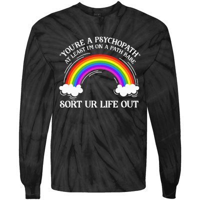 At Least IM On A Path Babe Tie-Dye Long Sleeve Shirt