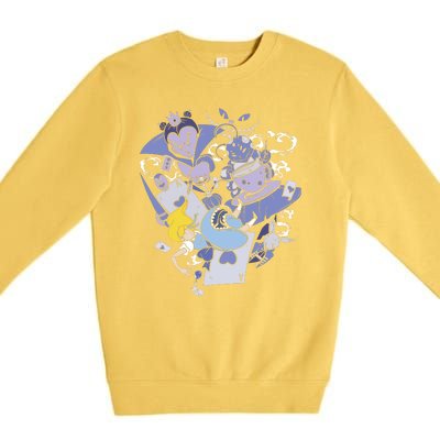 Alice In Wonderland Premium Crewneck Sweatshirt