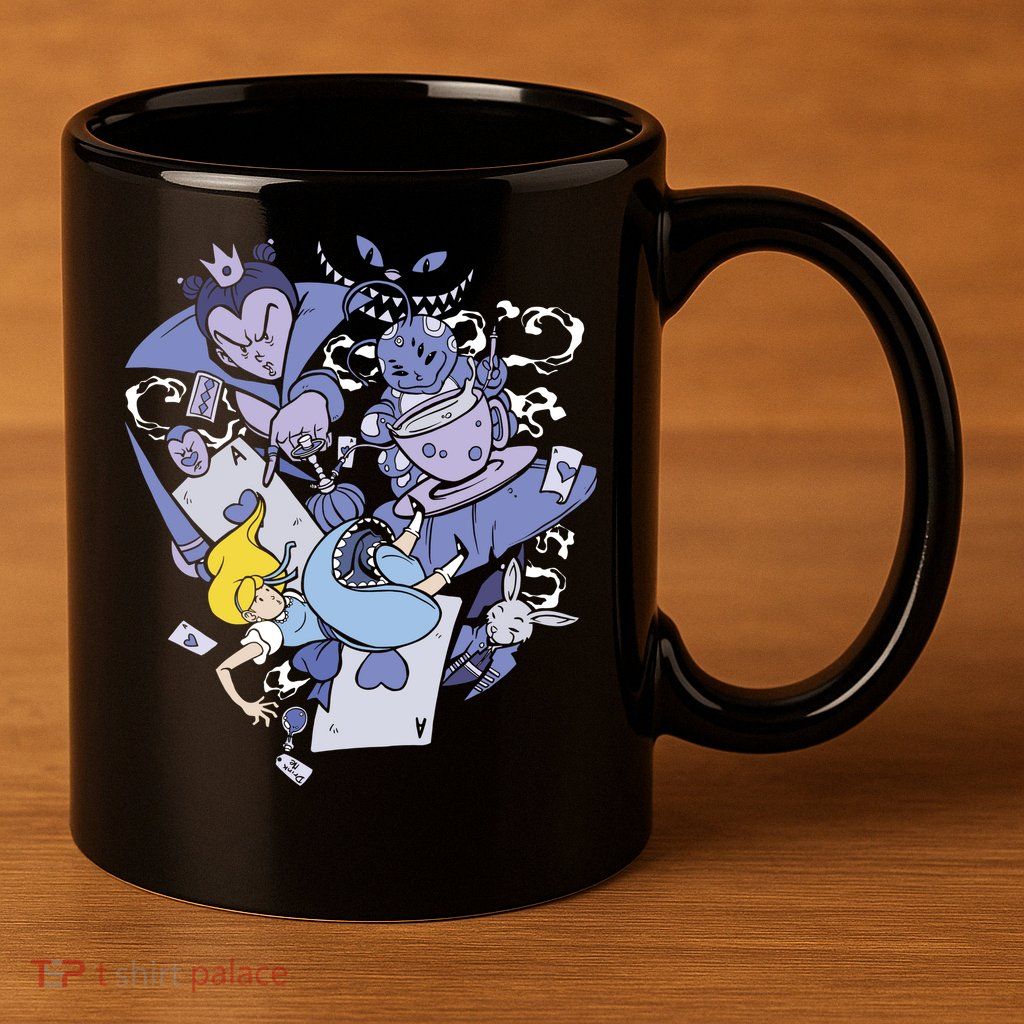 Alice In Wonderland 11oz C Handle Ceramic Mug