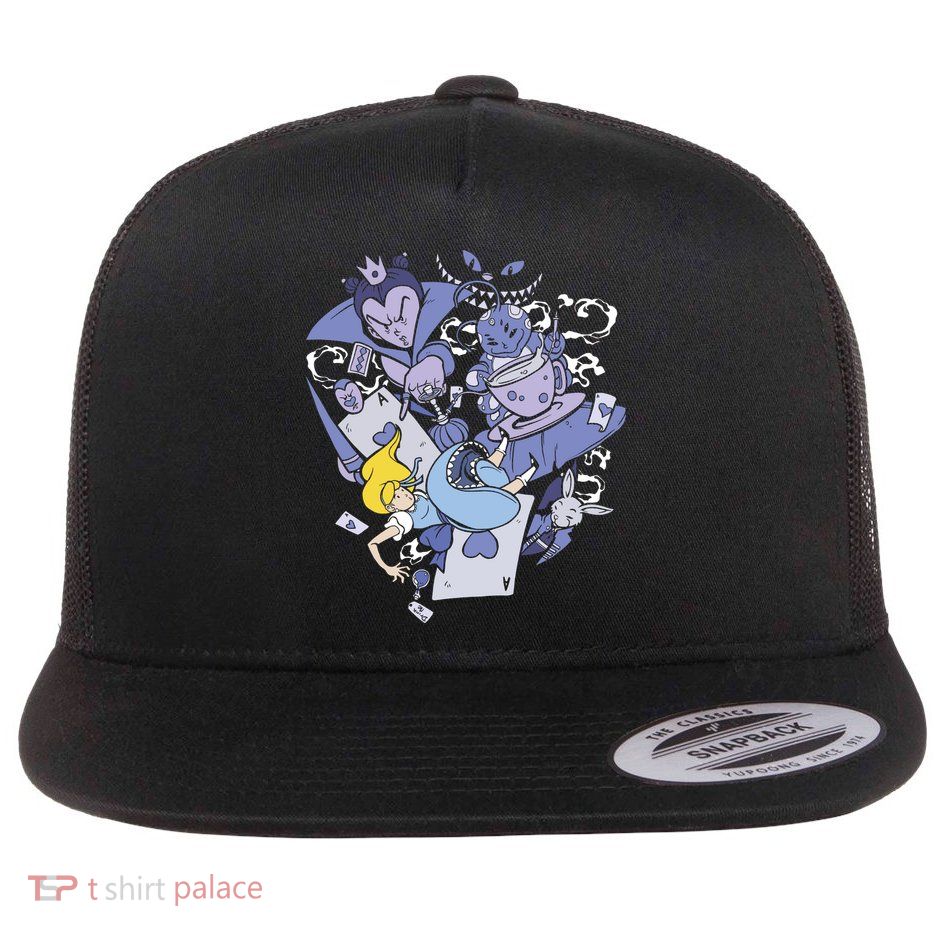 Alice In Wonderland Flatbill Hat