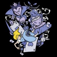 Alice In Wonderland 16 in Basic Backpack