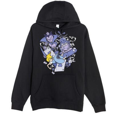 Alice In Wonderland Premium Pullover Hoodie
