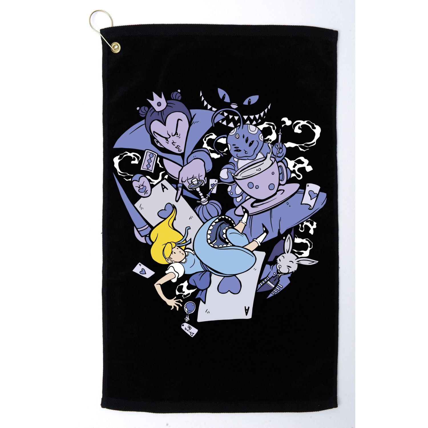 Alice In Wonderland Golf Towel