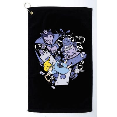 Alice In Wonderland Platinum Collection Golf Towel