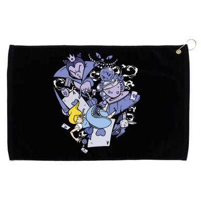 Alice In Wonderland Grommeted Golf Towel