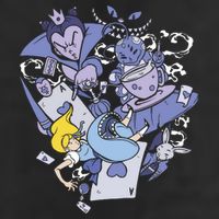 Alice In Wonderland Microfiber Hand Towel