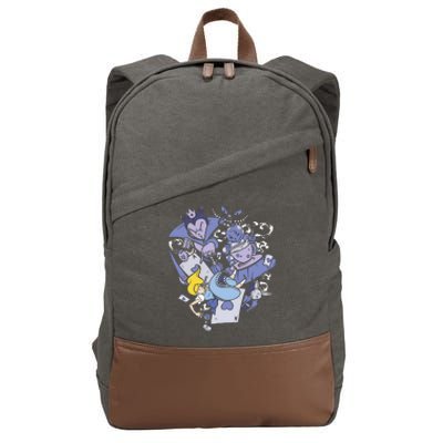 Alice In Wonderland Cotton Canvas Backpack