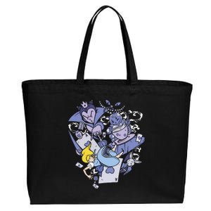 Alice In Wonderland Cotton Canvas Jumbo Tote