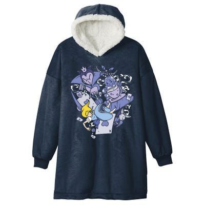 Alice In Wonderland Hooded Wearable Blanket