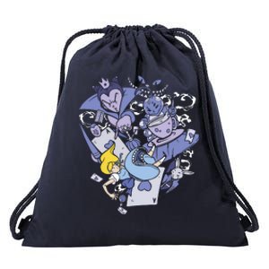 Alice In Wonderland Drawstring Bag