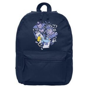 Alice In Wonderland 16 in Basic Backpack