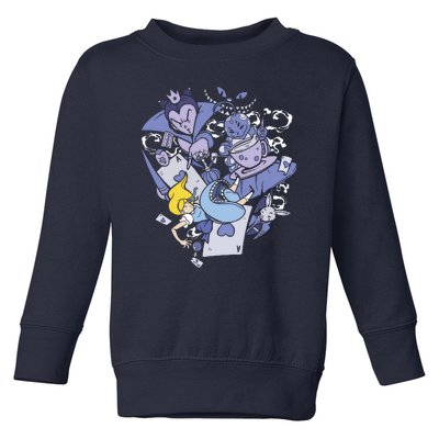 Alice In Wonderland Toddler Sweatshirt