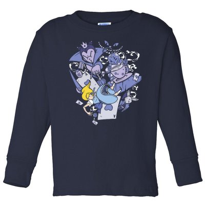 Alice In Wonderland Toddler Long Sleeve Shirt