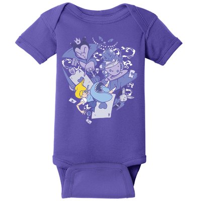 Alice In Wonderland Baby Bodysuit