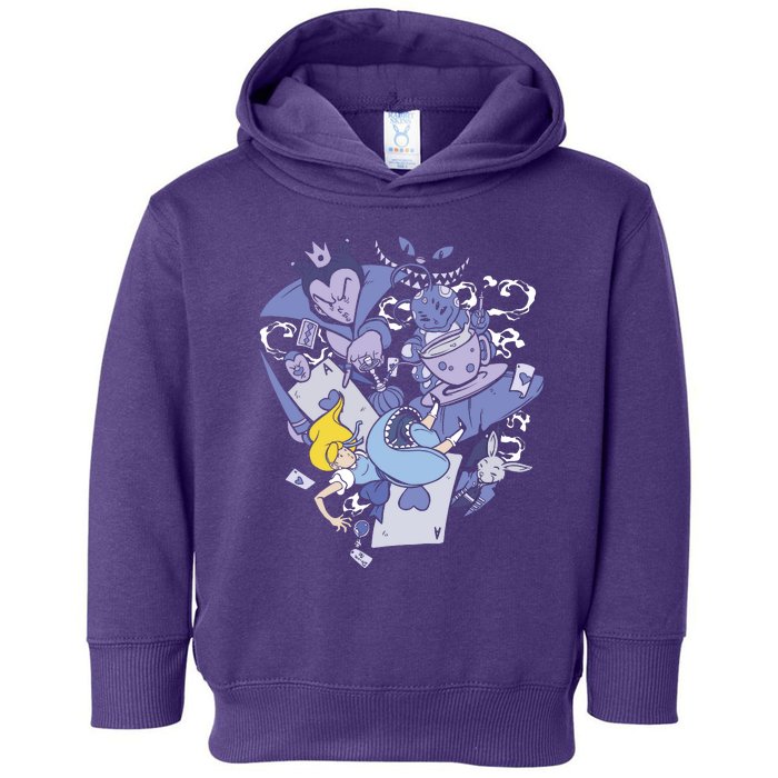 Alice In Wonderland Toddler Hoodie