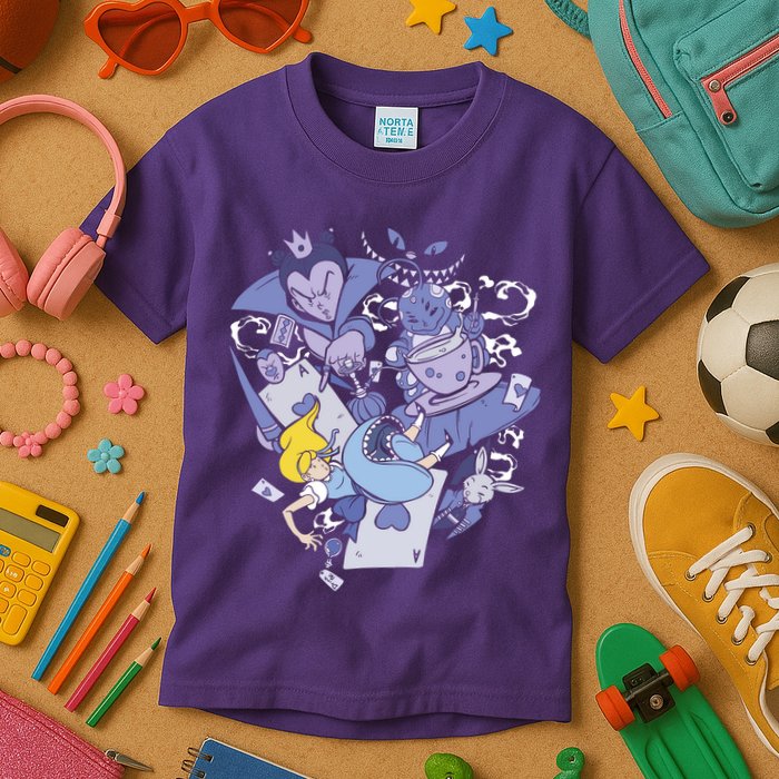 Alice In Wonderland Kids T-Shirt