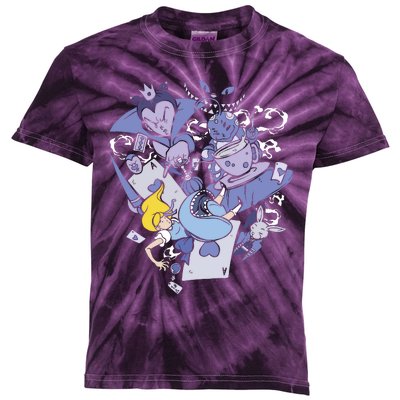 Alice In Wonderland Kids Tie-Dye T-Shirt