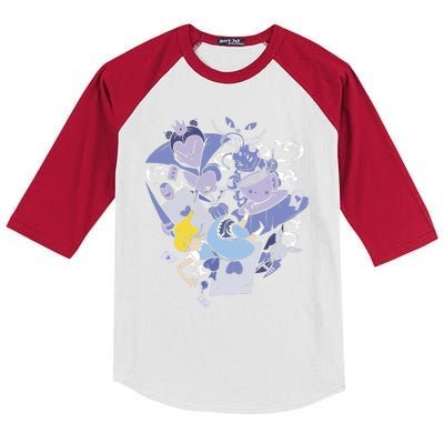 Alice In Wonderland Kids Colorblock Raglan Jersey