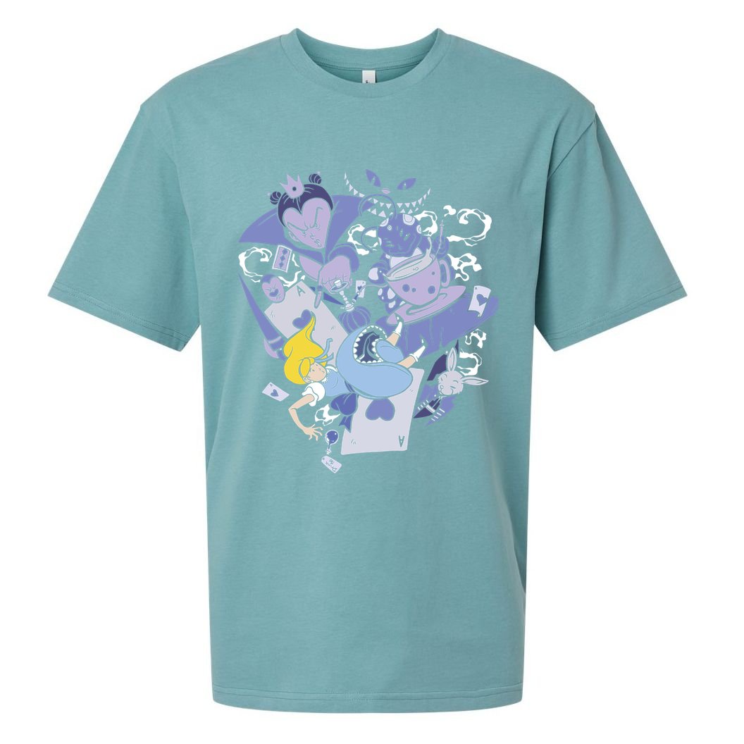 Alice In Wonderland Sueded Cloud Jersey T-Shirt